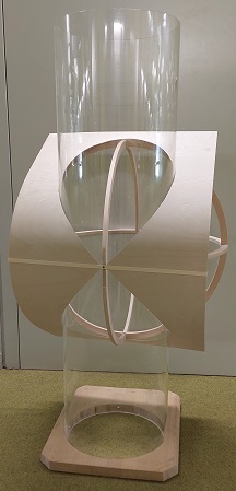 Viviani's Window made of Plexiglas and wood